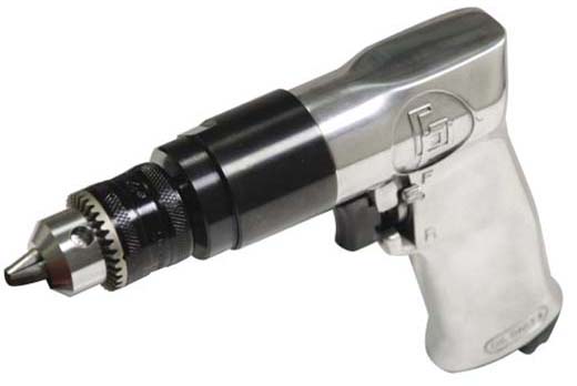 Gison Pistol Grip Air Drill 3/8" 1800rpm Reversible GP-840S - Click Image to Close